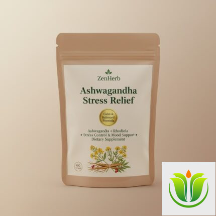 ZenHerb Ashwagandha Stress Relief